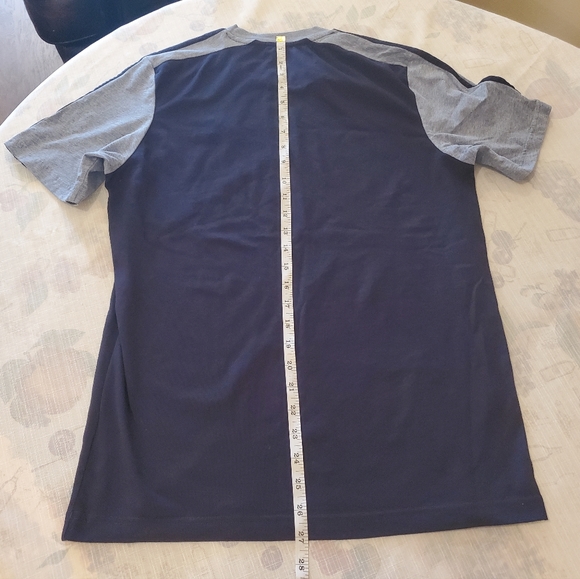 Adidas Essentials Melange Tee Small Blue - Picture 9 of 10